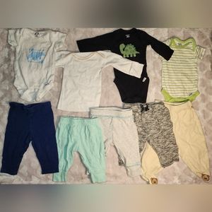 9 PC Set 0-3M Unisex Boys Outfits Lot Bundle 0-3 Months 0-3 mo $20